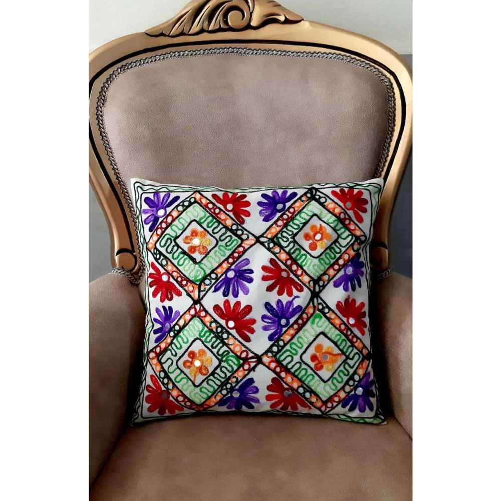 Price and Buy Embroidered Cushion Cover – Selin Suzani Design - Image 3