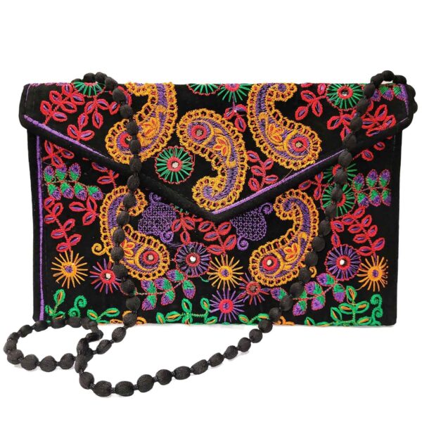 Price and Buy Embroidered Ethnic Velvet Clutch Handbag with Paisley Pattern_68fda39e551ae.jpeg Price and Buy Embroidered Ethnic Velvet Clutch Handbag with Paisley Pattern