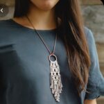 Price and Buy Embroidered Macrame Necklace Handmade for Women