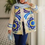 Price and Buy Embroidered Manto in Linen-Cotton Blend Suitable for Special & Formal Occasion