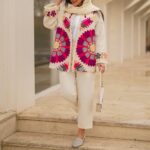 Price and Buy Embroidered Manto in Linen-Cotton Blend Suitable for Special & Formal Occasion - Image 3