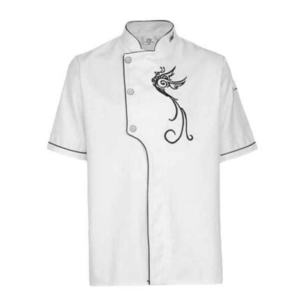 Price and Buy Embroidered Short Sleeve Chef’s Jacket - Image 4