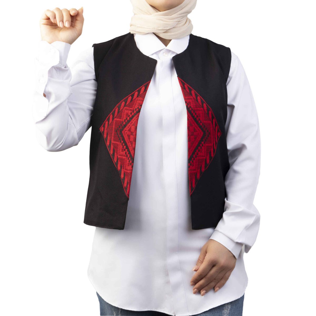 Price and Buy Embroidered Vest for Women with Balochi Design - Image 3