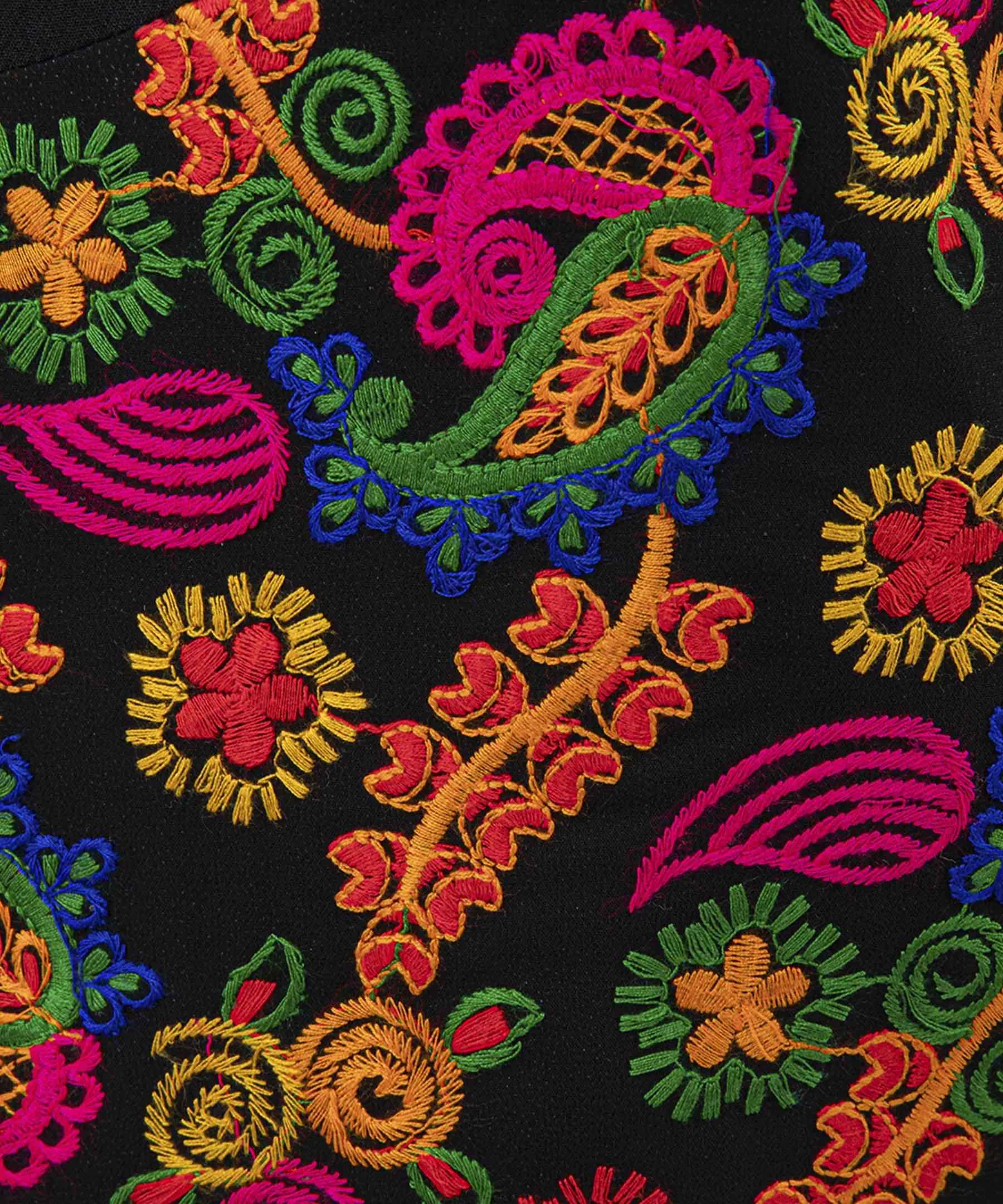 Price and Buy Embroidered Vest for Women with Paisley Design - Image 4