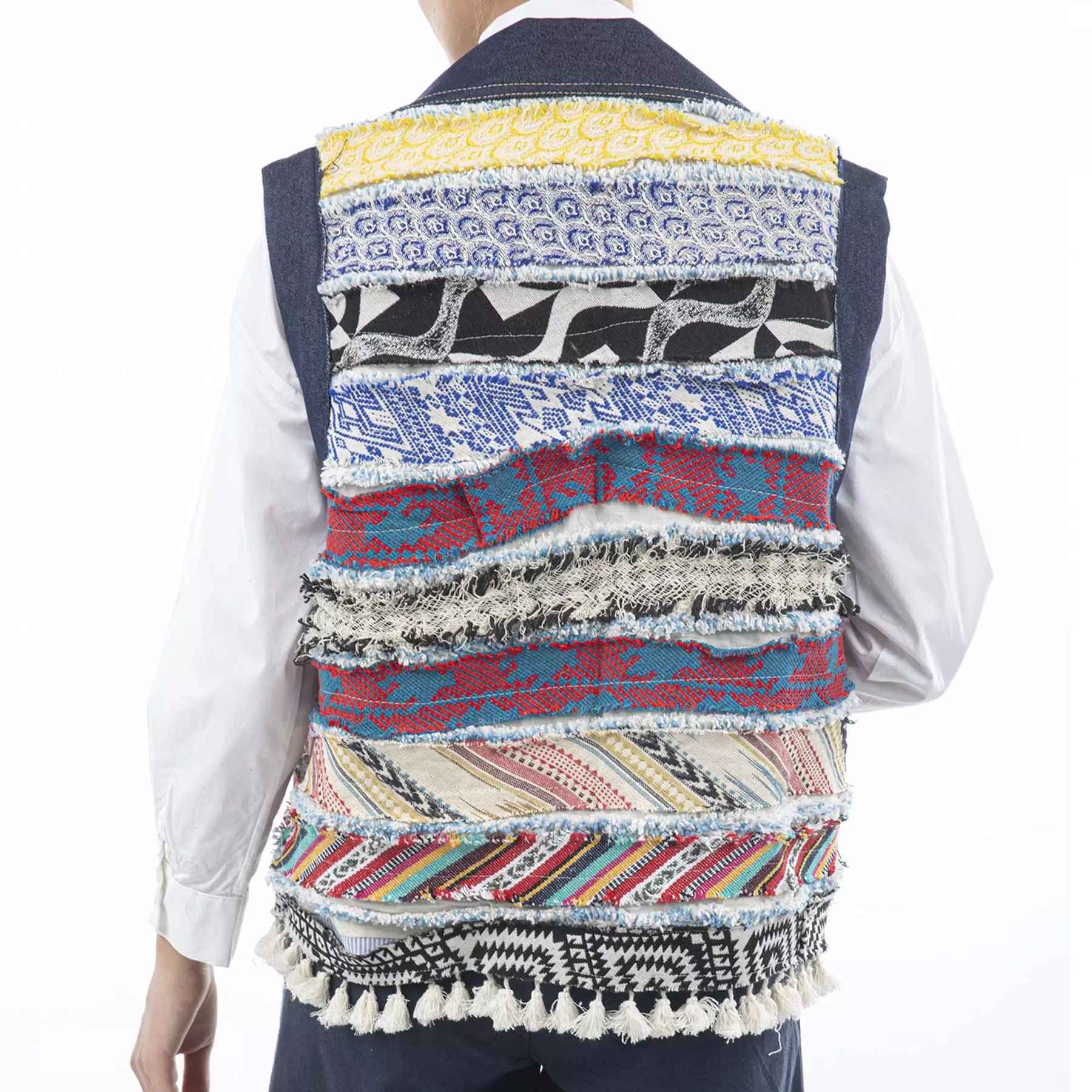 Price and Buy Embroidered Vest for Women with Patchwork Design - Image 7