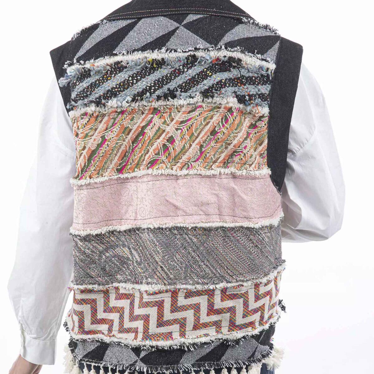 Price and Buy Embroidered Vest for Women with Patchwork Design - Image 8