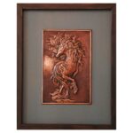 Price and Buy Engraved Brass Framed Art – Horse Design