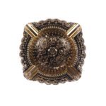 Price and Buy Engraved Metal Ashtray – Artistic Intricate Floral Design