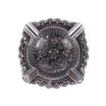 Price and Buy Engraved Metal Ashtray – Artistic Intricate Floral Design - Image 4