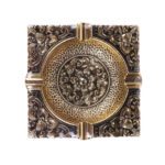 Price and Buy Engraved Metal Ashtray – Intricate Artistic Design Ilia