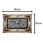 Price and Buy Engraved Panel Brass with Bird and Flower Design in Khatamkari Frame - Image 5