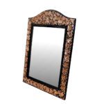 Price and Buy Engraved Persian Copper Mirror Frame & Candlesticks Set – King Design - Image 4