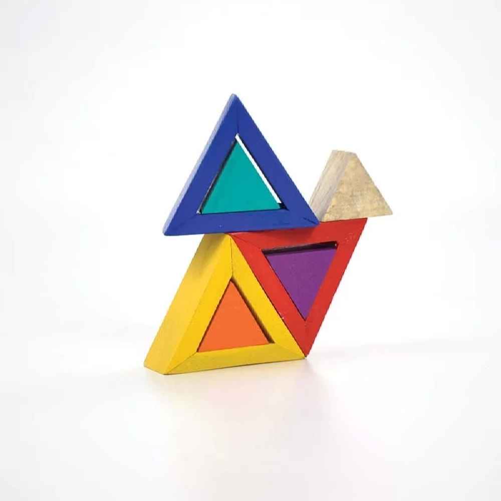 Price and Buy Equilateral Triangle Wooden Brain Teaser Puzzle – Skill-Building Toy - Image 3