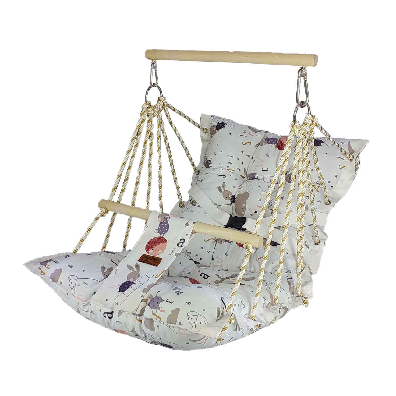 Price and Buy Ergonomic Baby Hammock Swing – Breathable Fabric with Wooden Frame