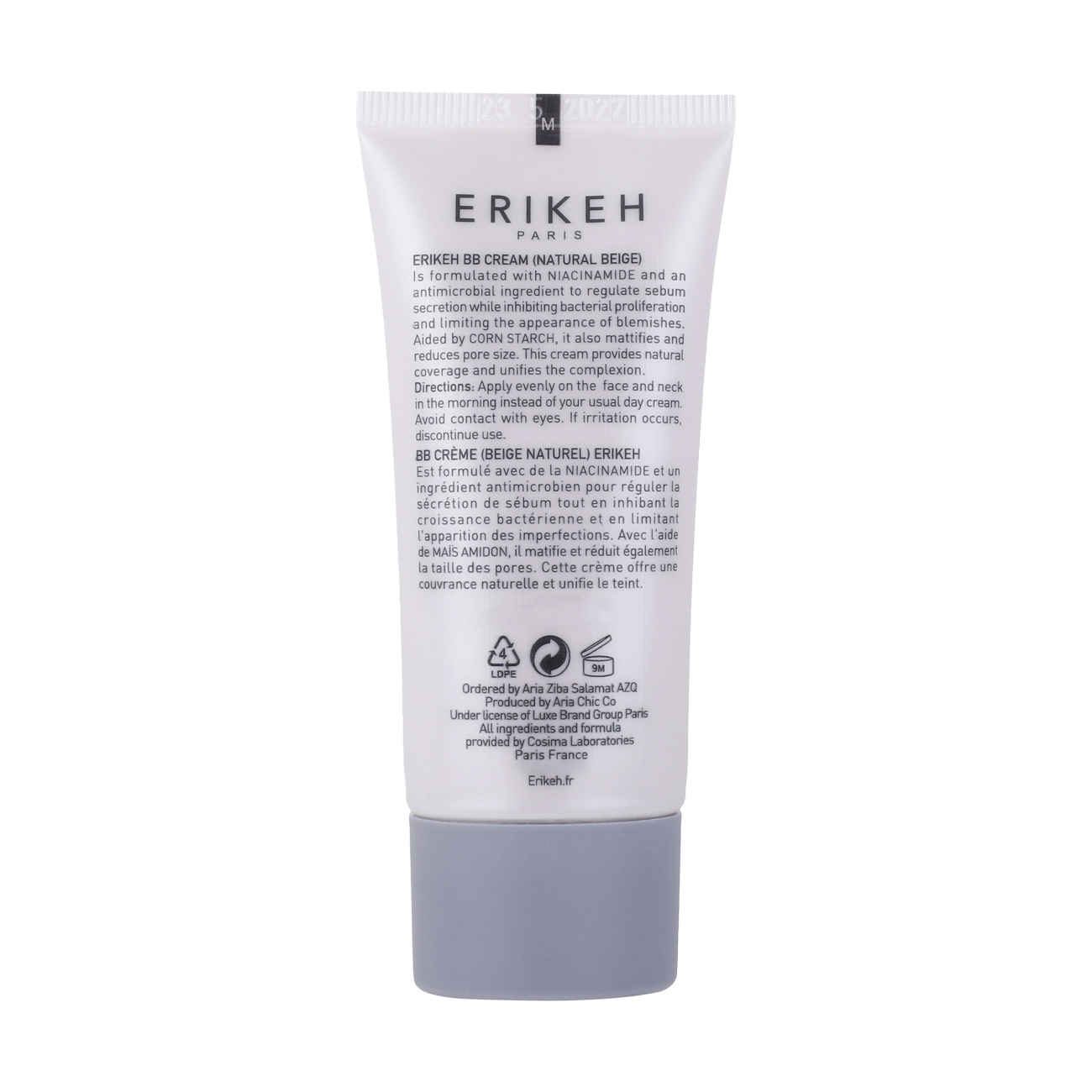Price and Buy Erikeh BB Cream Best BB Cream for Mature Skin – Natural Beige 30 ml - Image 3