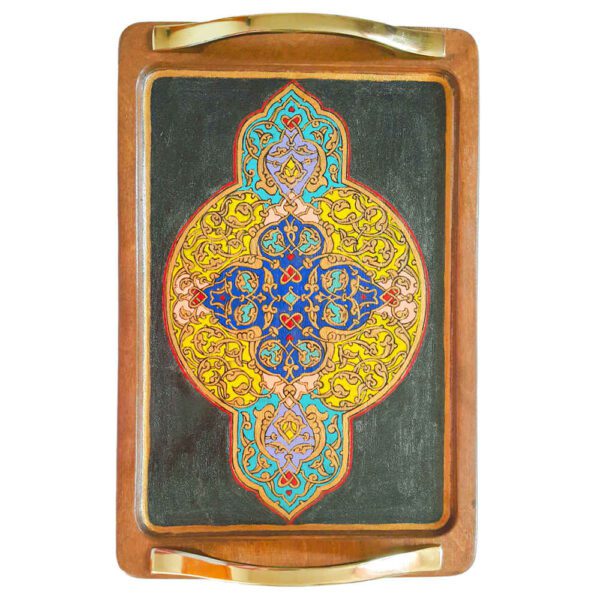 Price and Buy Eslimi Wooden Serving Tray – Timeless Persian Pattern for Tea & More_68fc4873d7cd6.jpeg Price and Buy Eslimi Wooden Serving Tray – Timeless Persian Pattern for Tea & More