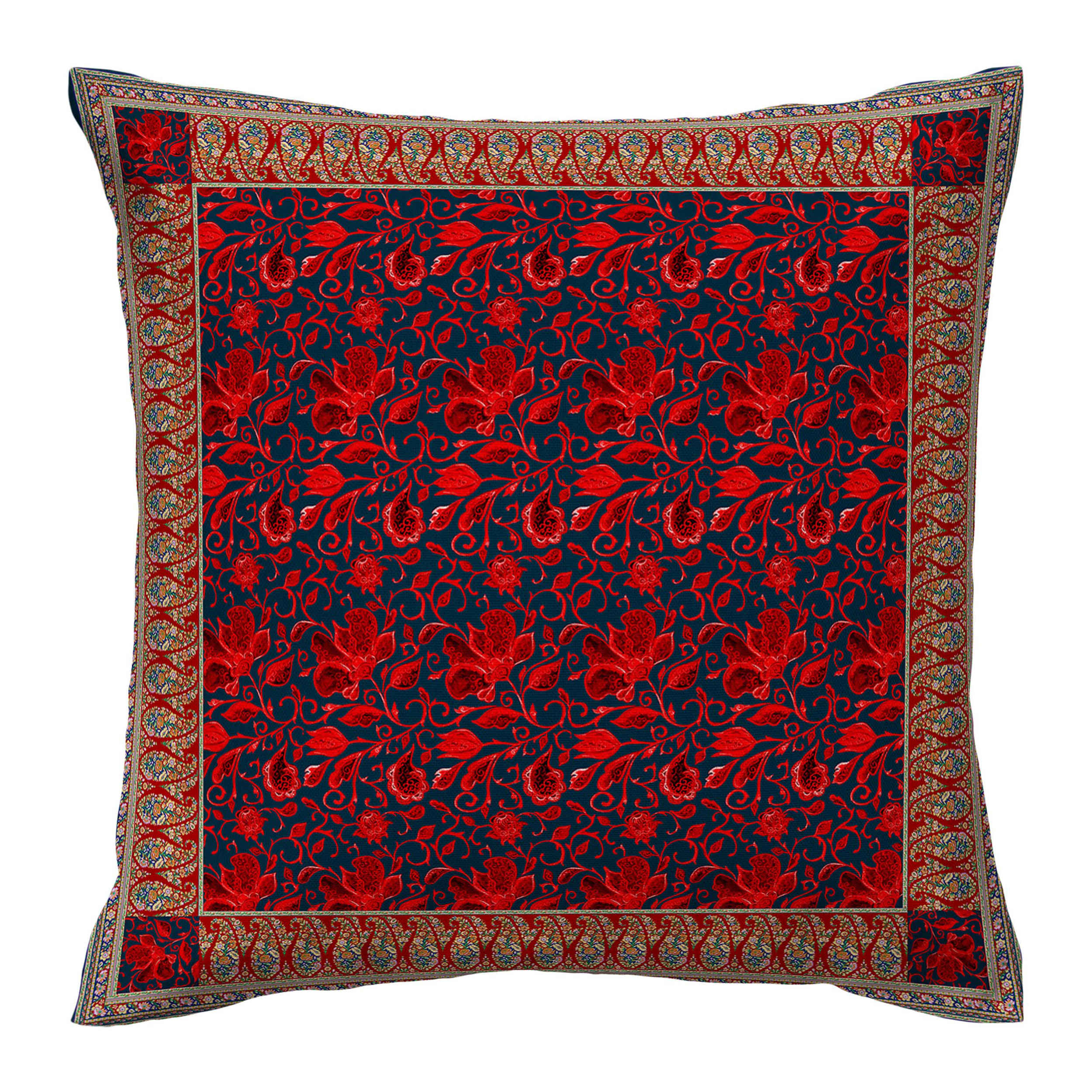 Price and Buy Ethnic Stunning Cushion Cover – Traditional Printed Jahanbin Design