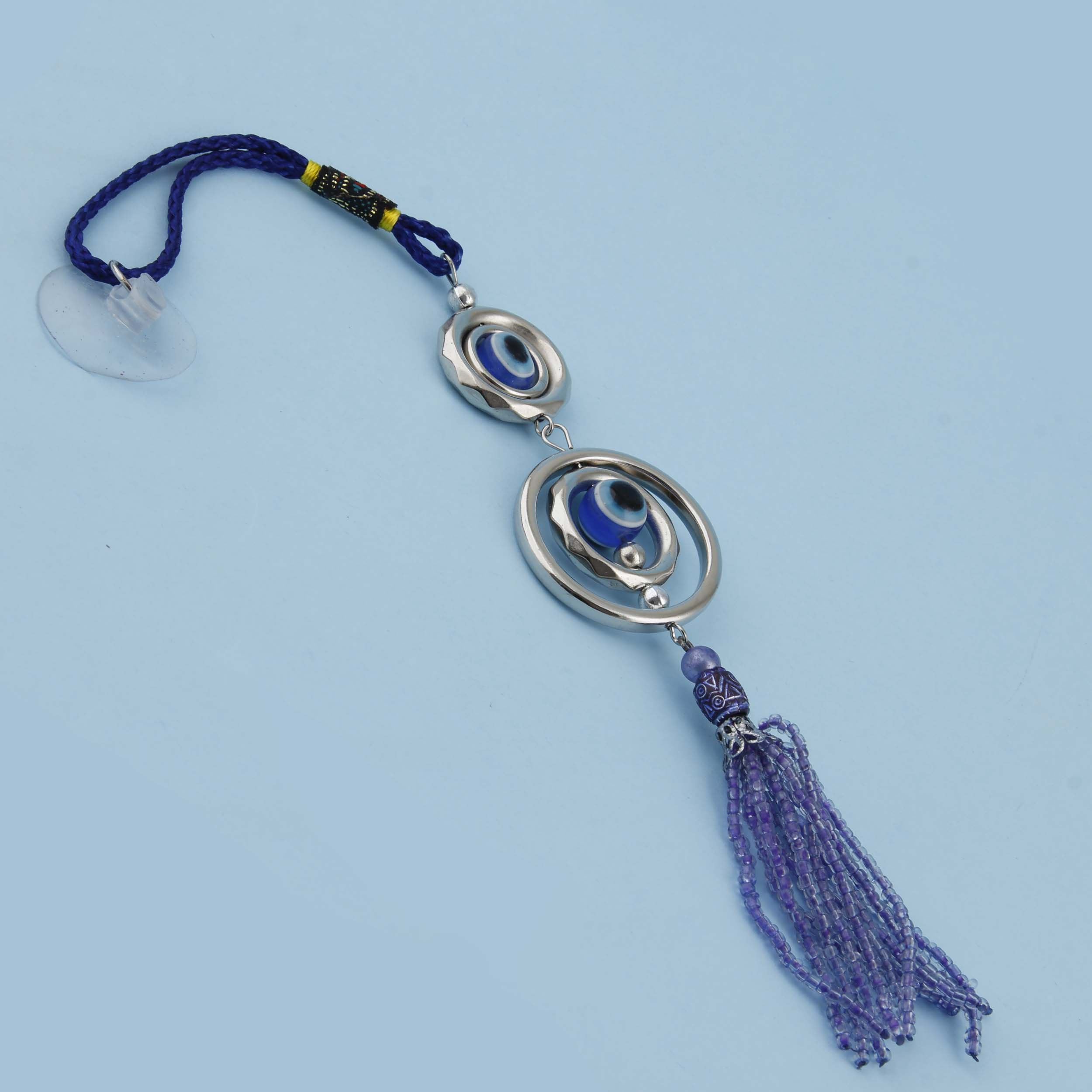 Price and Buy Evil Eye Car Rear-view Mirror Hanging Ornament Model Ring - Image 3