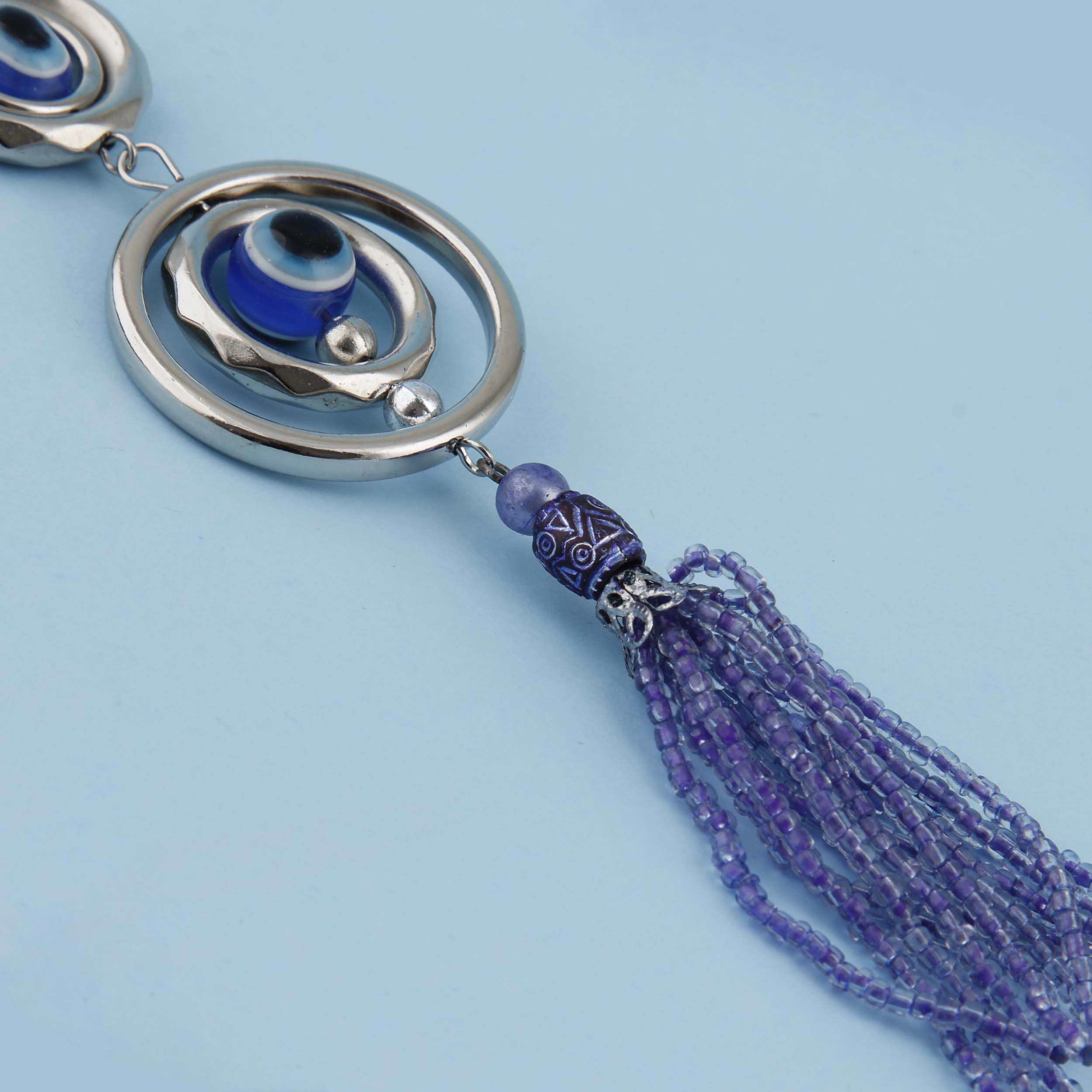 Price and Buy Evil Eye Car Rear-view Mirror Hanging Ornament Model Ring - Image 4