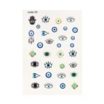 Price and Buy Evil Eye Nail Stickers – A Fashionable Way to Ward Off Negativity 5 Pcs