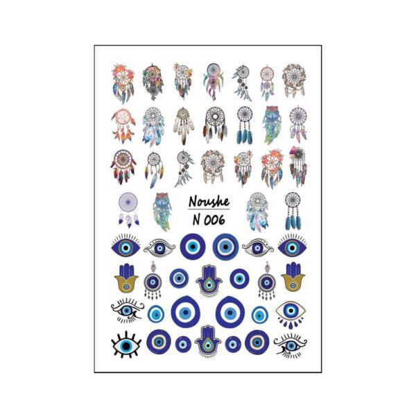 Price and Buy Evil Eye Nail Stickers – Dream Catcher Design_68fda33af3f1d.jpeg Price and Buy Evil Eye Nail Stickers – Dream Catcher Design