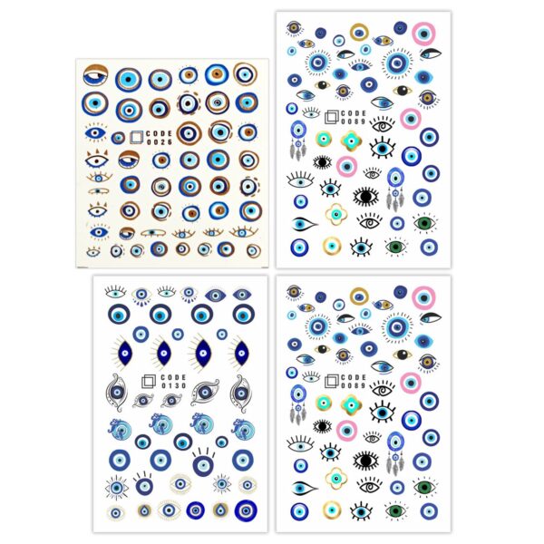 Price and Buy Evil Eye Nail Stickers Fashionable Designs for Strength, Protection, and Style Pack of 4_6901e61379f74.jpeg Price and Buy Evil Eye Nail Stickers Fashionable Designs for Strength, Protection, and Style Pack of 4