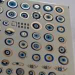 Price and Buy Evil Eye Nail Stickers Fashionable Designs for Strength, Protection, and Style Pack of 4 - Image 3