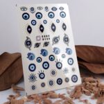 Price and Buy Evil Eye Nail Stickers Fashionable Designs for Strength, Protection, and Style Pack of 4 - Image 5