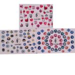 Price and Buy Evil Eye Nail Stickers – Unique Design for Trendy Nails 3 Pcs
