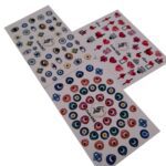 Price and Buy Evil Eye Nail Stickers – Unique Design for Trendy Nails 3 Pcs - Image 3