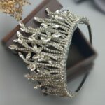 Price and Buy Exquisite Bridal Crown with Premium Gems and Stones