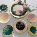 Price and Buy Exquisite Persian Haft Seen Tableware Featuring a Beautiful Geometric Pattern Set of 7