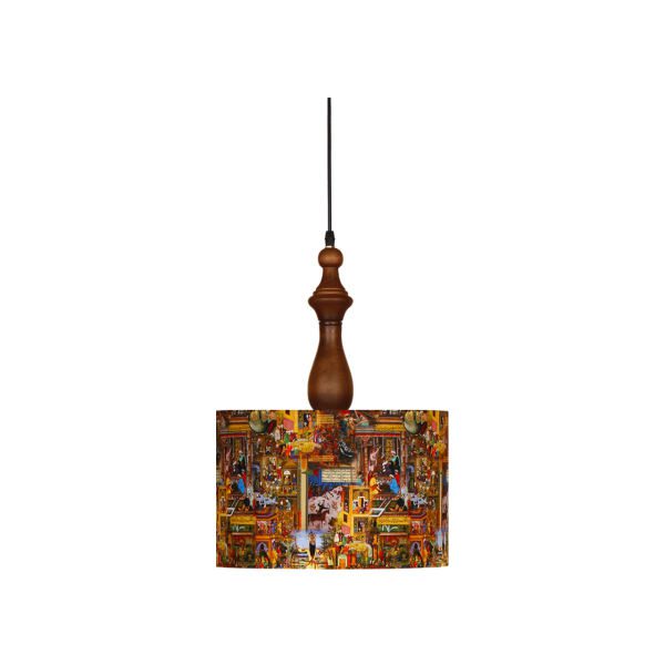 Price and Buy Fabric Pendant Light with Velvet Drum Lampshade Shahnameh_68f5bc9b8234e.jpeg Price and Buy Fabric Pendant Light with Velvet Drum Lampshade Shahnameh