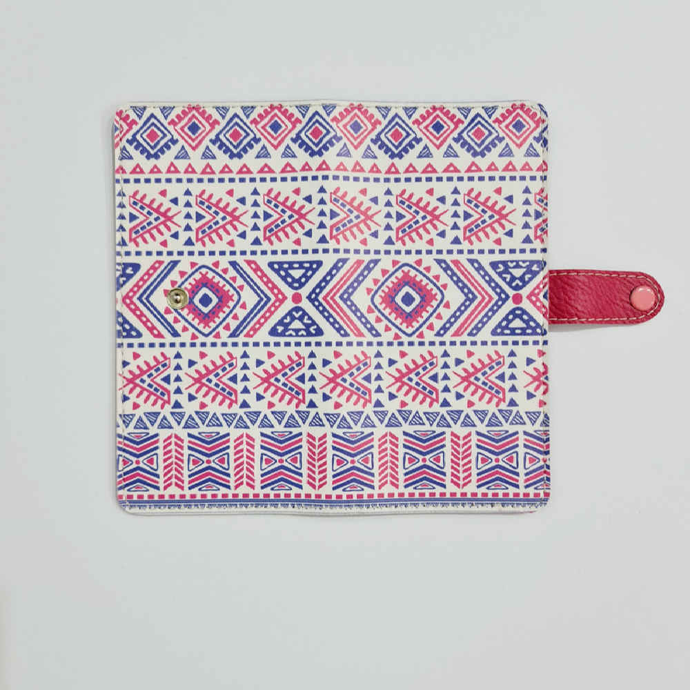 Price and Buy Fabric Wallet for Women with Persian Art-Inspired Leyla Pattern - Image 3