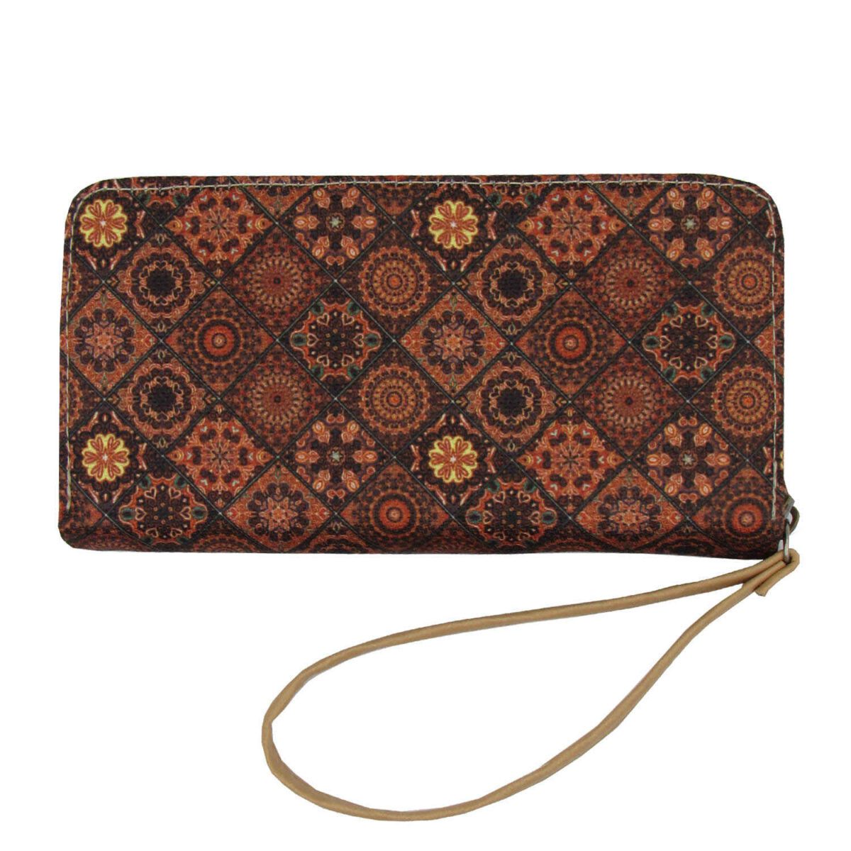 Price and Buy Fabric Wallet for Women with Persian Art-Inspired Shahrzad Pattern