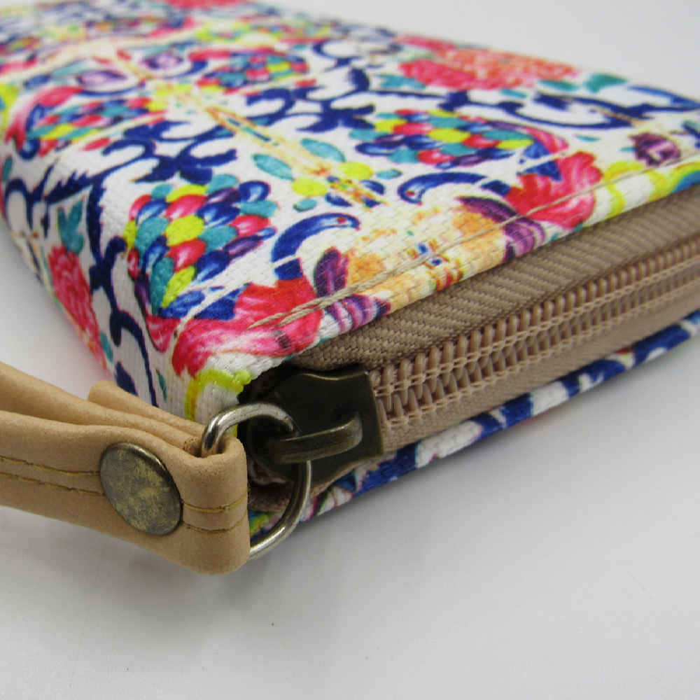 Price and Buy Fabric Wallet for Women with Persian Art-Inspired Toranj Pattern - Image 3