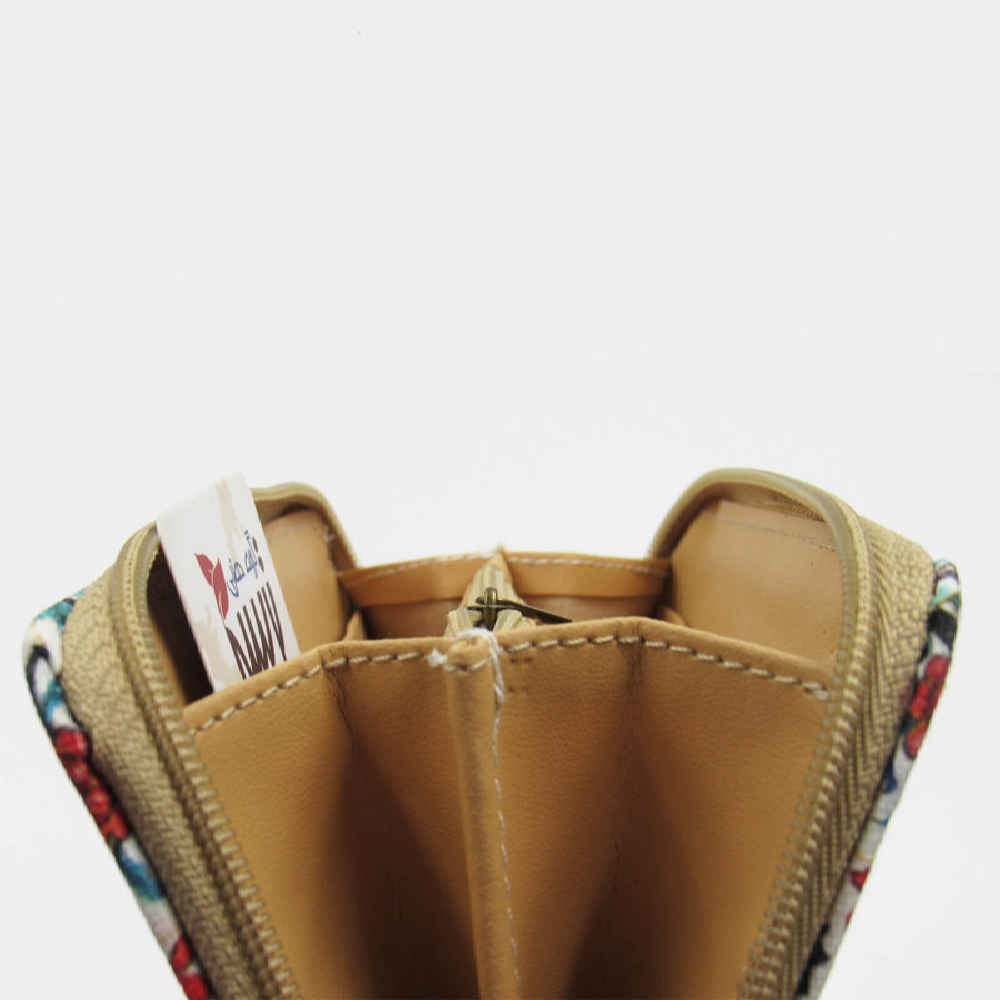 Price and Buy Fabric Wallet for Women with Persian Art-Inspired Toranj Pattern - Image 4