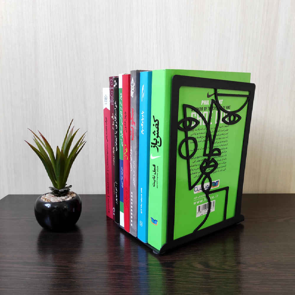 Price and Buy Face Design Metal Art Bookend – Bold Choice for Modern Shelves - Image 4