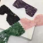 Price and Buy Facial Roller Massage Set in Rose Quartz Gemstone Include Sleep Eye Mask - Image 4