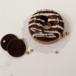 Price and Buy Fancy Chocolate Donut Candle with Sugar Glaze
