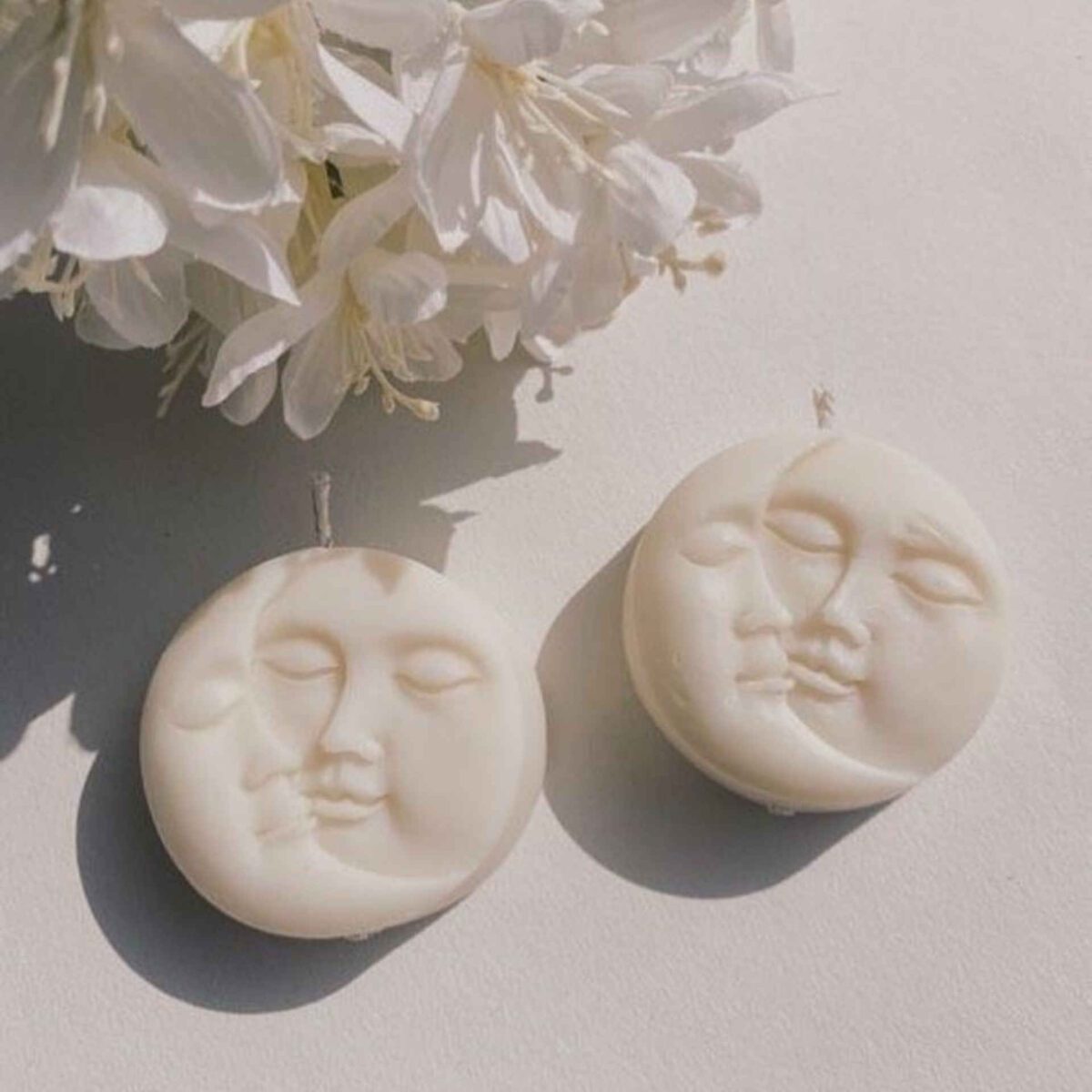 Price and Buy Fantasy Handmade Sculpture Candle with Moon and Sun Design - Image 4