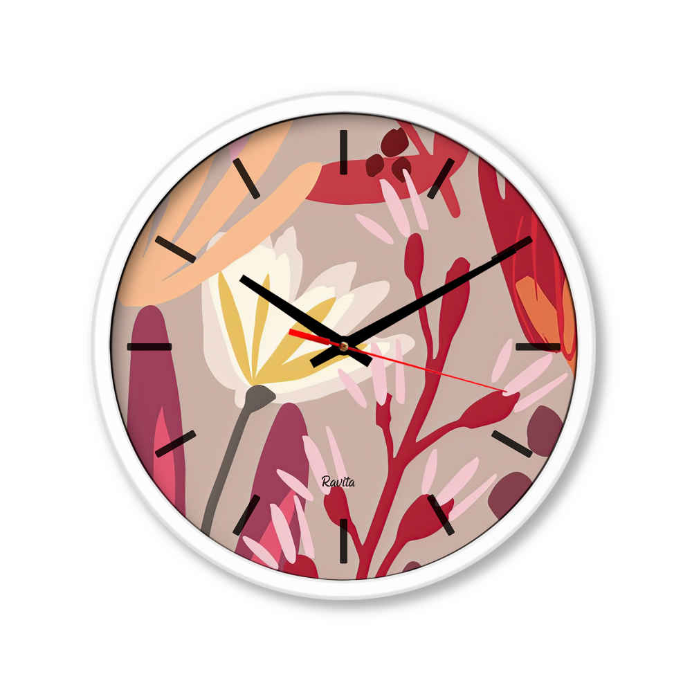 Price and Buy Fantasy Modern Print Desk Clock Model Flower - Image 5