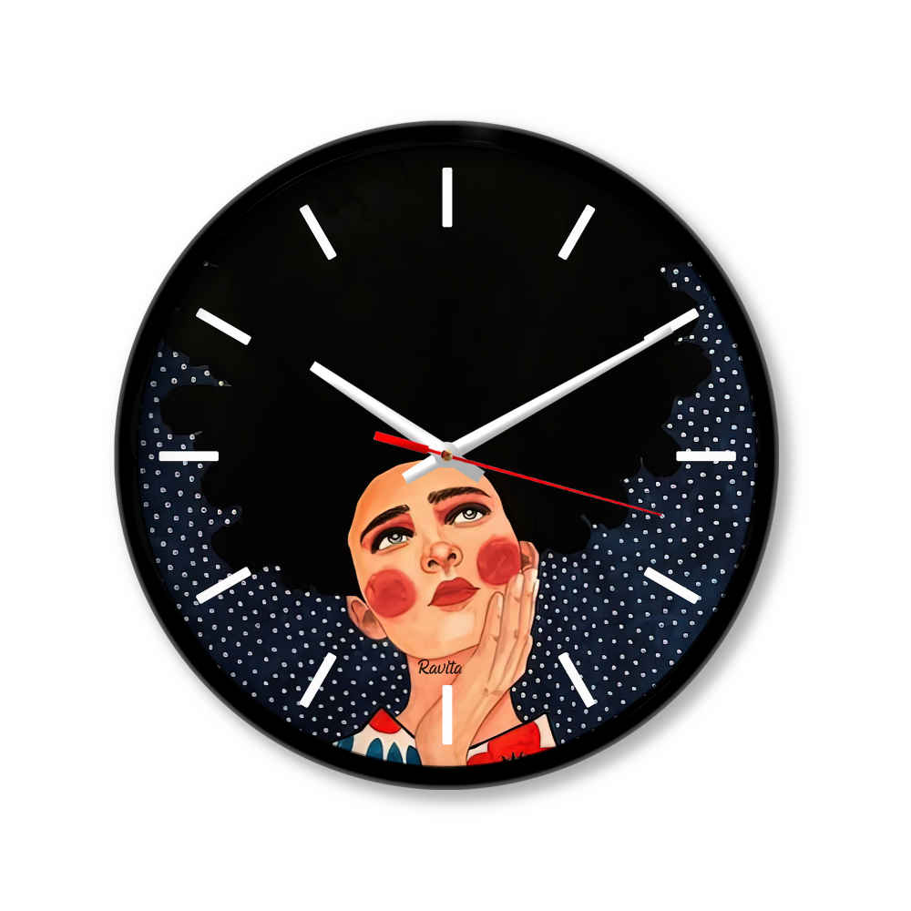 Price and Buy Fantasy Modern Print Desk Clock Model Girl