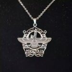 Price and Buy Faravahar and Persepolis Necklace with Premium Silver Stainless Steel Chain