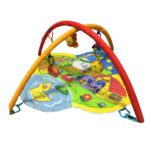 Price and Buy Farm-Themed Baby Play Mat – Soft Washable Activity Mat with Hanging Toys & Music
