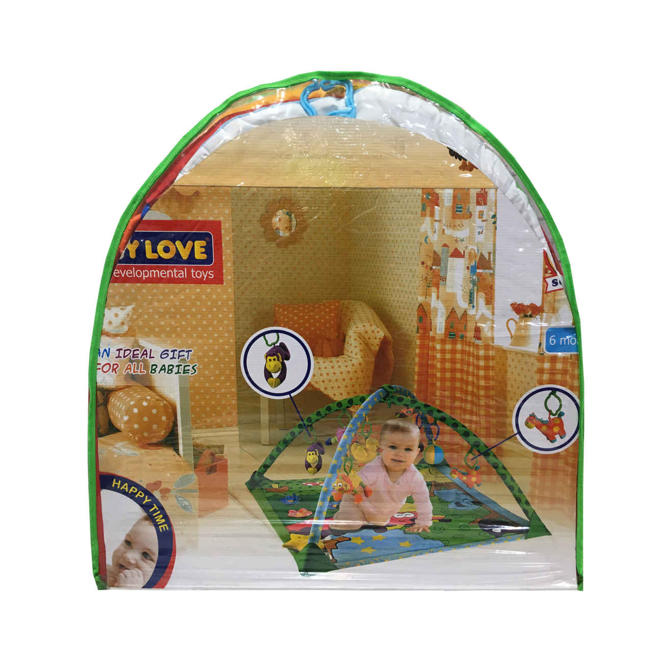 Price and Buy Farm-Themed Baby Play Mat – Soft Washable Activity Mat with Hanging Toys & Music - Image 3