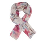 Price and Buy Fashionable Chain Strap Bag with Coordinated Scarf – Floral Design - Image 6