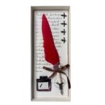 Price and Buy Feather Pen Set with Ink Bottle – Perfect Gift for Writers - Image 8