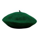 Price and Buy Felt Beret Hat for Women – Soft and Stylish Headwear, Free Size in Green