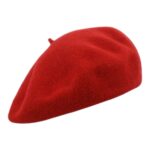 Price and Buy Felt French Beret Hat for Women – Easy to Pack and Wear in Red